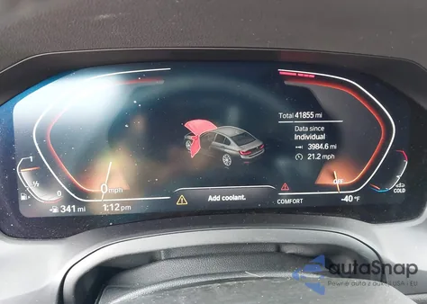 2022 BMW 330I z USA, uszkodzony, nr VIN 3MW5R1J00N8C34035